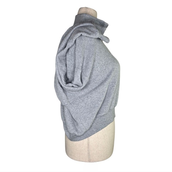 Victoria’s Secret On Point Gray Half Zip Pullover Sweatshirt XXL Cozy Lounge - Picture 6 of 8